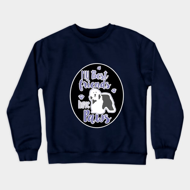 Sheepdog Crewneck Sweatshirt by PB&J Designs